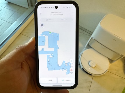 Der Roboter hat die Wohnung perfekt gescannt – und das in kürzester Zeit.