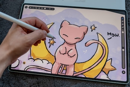 My favourite activity on the Matepad: doodling!
