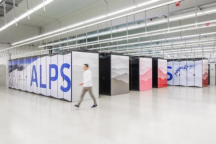 Die Swiss AI Initiative hat Zugang zum Supercomputer «Alps» am CSCS.