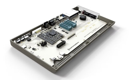 Die Software wird nicht emuliert, sondern mit einem FPGA-Chip von AMD «originalgetreu» abgespielt.