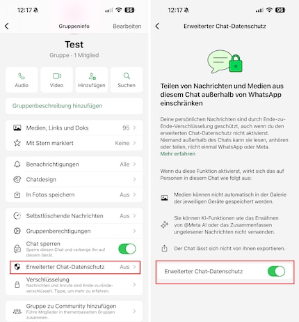 So aktivierst du die Funktion.