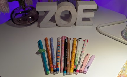 Die bunten Tierlistifte begleiten Zoe von ihrem ersten Schultag an.