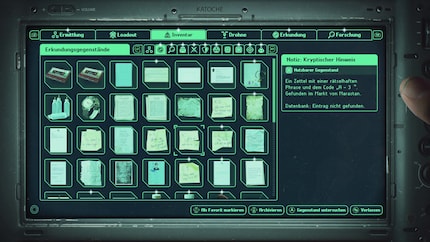 Ein Inventar wie in Racoon City