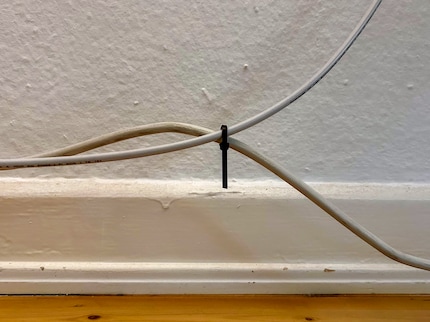 Ein Kabelbinder in seinem natürlichen Habitat.