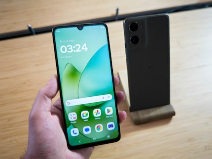 Groß ist das Display des Moto G06 und G06 Power auf jeden Fall.