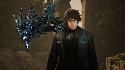 Der Protagonist des Spiels und sein Begleiter – ein interdimensionaler Drache.