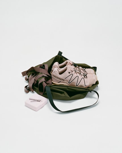 The Speedcross 3 Satin in pink.