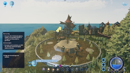 In the temples, the villagers pray to their deity. This is how I get mana, the most important resource in «Fata Deum».