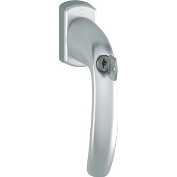 Tectake 2 Upvc Window Handles Lockable - Window Handles Upvc Window Locks Silver