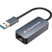 Conceptronic Adapter USB3.0-> 10/100/1000/2500 (USB 3.2, RJ45 2.5 Gigabit Ethernet (1x))