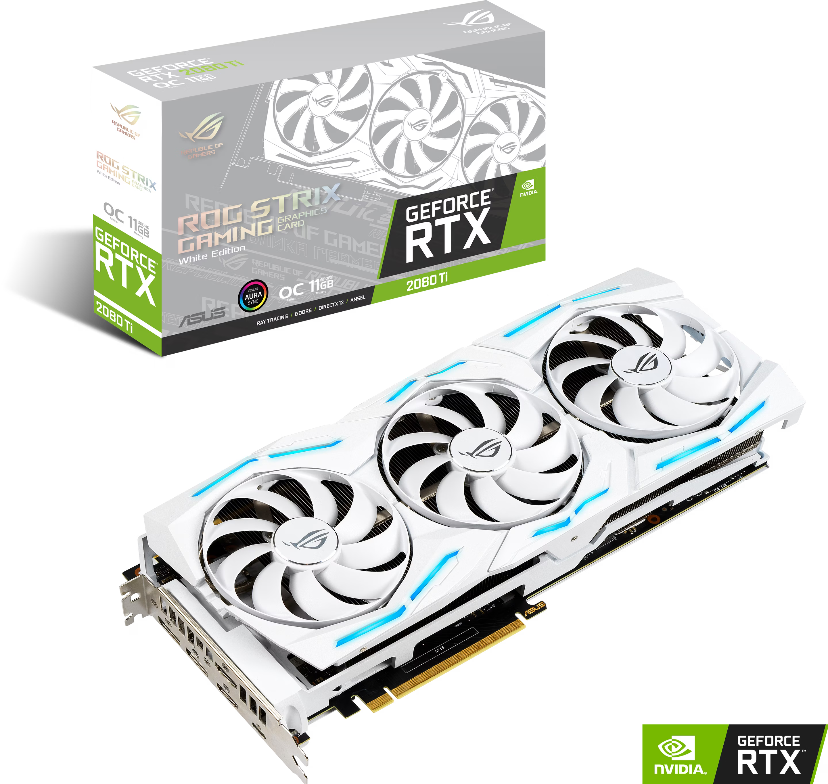 ASUS GeForce RTX 2080 Ti ROG Strix O11G White Gaming - Galaxus