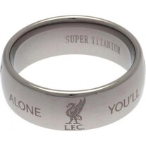Liverpool FC Wappen  Ring Titaniumgrau (L)