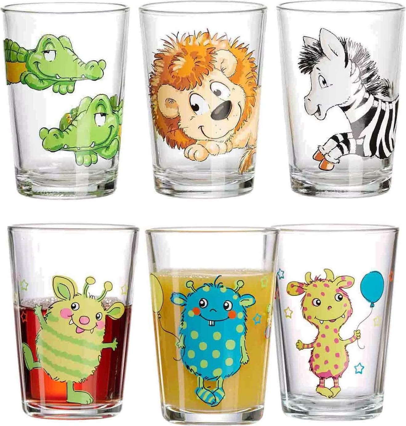 Ritzenhoff & Breker Longdrinkgläser-Set Favo, 6-teilig, Blau, Glas