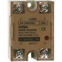 Eneroid Solid-state relay XSSR-DA2420, 3...32 V-, 20 A/240 V~