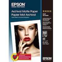 Epson Archival Matte (189 g/m², A3, 50 x)