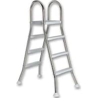 Azuro De Luxe stainless steel ladder "A" - for pool up to 1.20m high (Pool ladder)