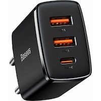 Baseus Compact Quick Charger (30 W, Power Delivery 3.0)