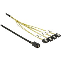 Delock Dellock SAS Kabel: SFF-8643- 4xSATA , 0.5m