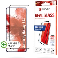 Displex Real Glass, Full Cover Panzerglas (1 Stück, Galaxy S22)