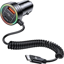 Usams Car charger incl. Type-C cable