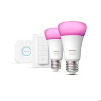 Philips Hue White & Color Ambiance BT starter kit (E27, 9 W, 806 lm, 2 x, F)