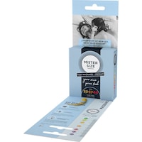 Mister Size Pure Feel Test Set - Condoms 53, 57, 60 mm - 3 Pieces - DE