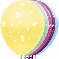 Folat 5 Jahre Partyballons – 5er-Pack