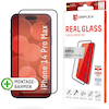 Displex Real Glass, Full Cover Panzerglas (1 Stück, Apple iPhone 14 Pro Max)