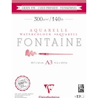 Clairefontaine Fontaine Aquarellblock