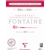 Clairefontaine Fontaine Aquarellblock