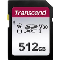 Transcend SDXC 300S (SDXC, 512 GB, U3, UHS-I)
