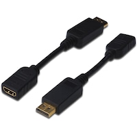 Digitus DisplayPort – HDMI (0.15 m, DisplayPort, HDMI)