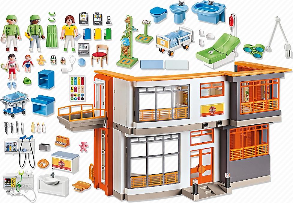 Playmobil city life clinic store