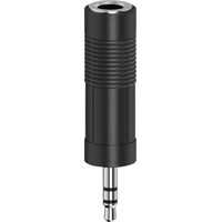 Hama Audio-Adapter, 3,5-mm-Klinken-Stecker - 6,3-mm-Klinken-Kupplung, Stereo