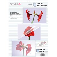 Olympia Laminating films DIN A2 (A2, 25 Piece, 250 µm)