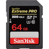 SanDisk Extreme Pro (SDXC, 64 GB, U3, UHS-II)