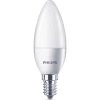Philips LED Kerzenlampe, 4er Set (E14, 5 W, 470 lm, 4 x, F)