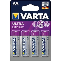 Varta ULTRA Lithium (4 Stk., AA, 2900 mAh)