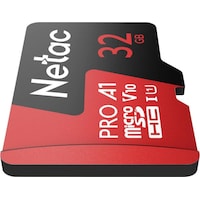 Netac P500 Extreme Pro MicroSDHC 32GB V10/A1/C10 up to 100MB/s, wi (microSD, 32 GB)
