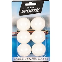 Sport X Tischtennis Bälle (6 Stk.)
