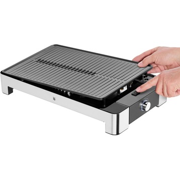 WMF Tischgrill elektro Elekrogrill gerippt Temperaturwahl Lono 2000W ...