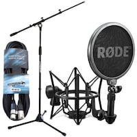 RØDE SM6 Mikrofon-Spinne mit Mikrofonständer mit Mikrofonkabel