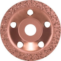 Bosch Professional Zubehör Hartmetalltopfscheibe, 115 x 22,23 mm, grob, flach