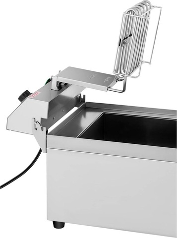 Royal Catering Kommerzielle Fritteuse 12 Liter – 3500W, Kaltzonentechnik, 50–200°C, Edelstahl, Für Gastronomie
