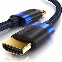 Primewire HDMI Kabel 2.1, 8K @ 120Hz / 4K @ 240Hz DSC, Ultra High Speed, Nylonummantelung, HDR, ARC (2 m, HDMI)