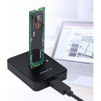 Gembird Desktop USB Type-C M.2 SATA & NVME SSD drive docking station