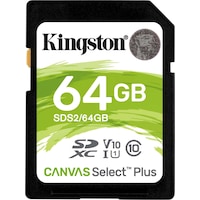 Kingston Canvas Select Plus (SDXC, 64 GB, U3, UHS-I)