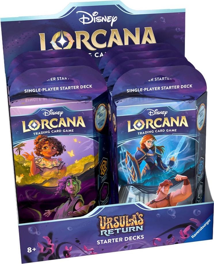 Disney Lorcana TCG Ursula's Return Starter Decks Display (8) *Englische
