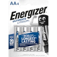 Energizer Ultimate Lithium (4 Stk., AA, 3000 mAh)