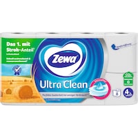Zewa Toilettenpapier Ultra Clean 4-lagig 8 Rollen